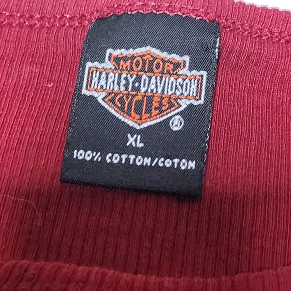 Harley Davidson Women's Ribbed Cotton Graphic Shirt - Women's XL Slimfit - Picture 5 of 5